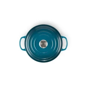 Cocotte En Fonte Ronde 24 Cm Deep Teal Le Creuset Signature Boutique 12