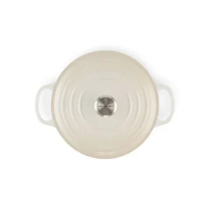 Boutique Cocotte en fonte Ronde 24 cm Meringue Signature Le Creuset 11