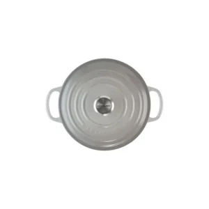 l'unique style Cocotte en fonte Ronde 24 cm Mist Grey Le Creuset Signature 11