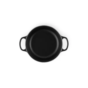 soldes officiel Cocotte En Fonte Ronde 24 Cm Noir Mat Le Creuset Signature 14