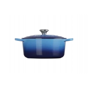 Les achats en ligne Cocotte En Fonte Ronde 26 Cm Azur Le Creuset Signature 8