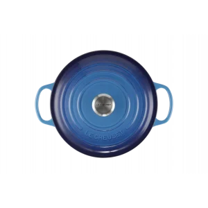 Les achats en ligne Cocotte En Fonte Ronde 26 Cm Azur Le Creuset Signature 10