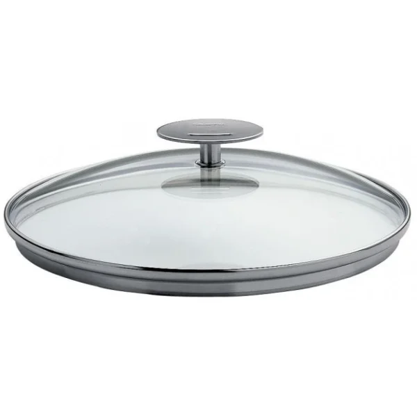 Neuve avec étiquette Couvercle En Verre Bombé Platine Ø 16 Cm Cristel 1