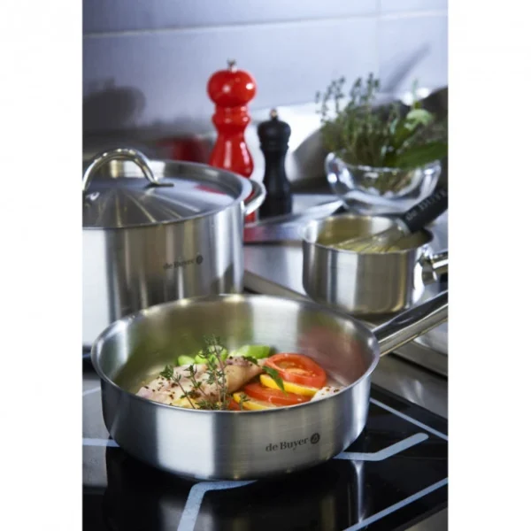 Couvercle Inox Bombé Ø20 Cm Prim’Appety De Buyer prix pas cher 3