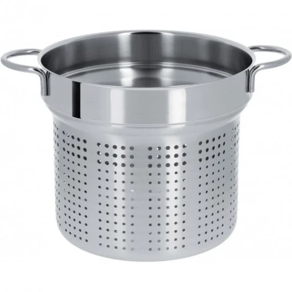 grande marque pas cher Ensemble Cuiseur à Pâtes Mutine Ø 22 cm Manche Fixe Inox Cristel 3