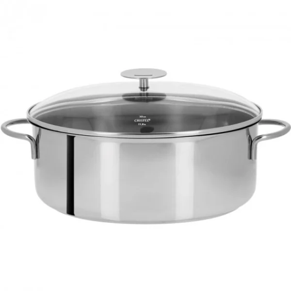 Faitout Mutine Ø 26 cm Manche Fixe Inox Cristel luxe soldes 1