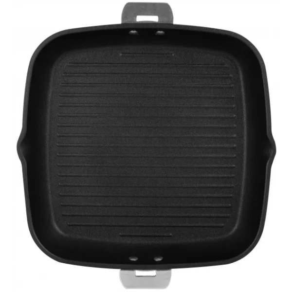 Grill Carré Cookway 28 Cm Poignée Amovible Ultralu Cristel marques pas cher 1