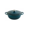 Vente Marmite en fonte 26 cm Deep Teal Le Creuset Signature 5