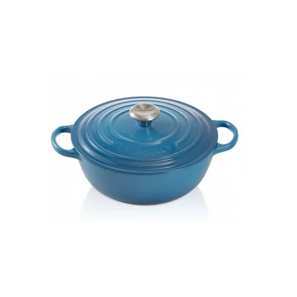 Marmite En Fonte 26 Cm Azur Le Creuset Signature SOLDES TOUT À 1