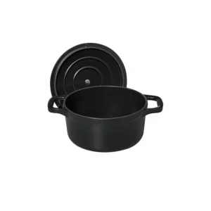 comparez les prix Mini Cocotte En Fonte Ronde 10 Cm Noir Mat Chasseur 12