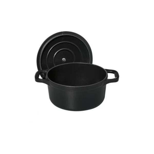 comparez les prix Mini Cocotte En Fonte Ronde 10 Cm Noir Mat Chasseur 4