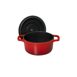 Mini Cocotte En Fonte Ronde 12 Cm Rubis Chasseur soldes 12