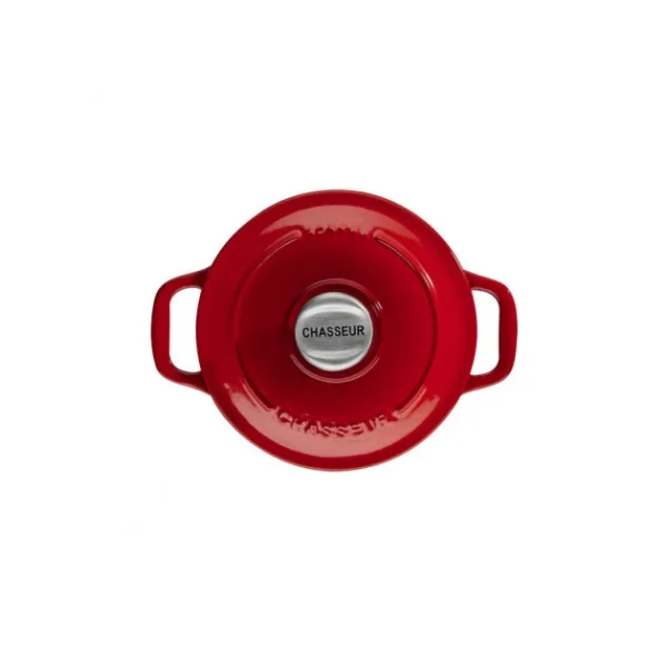 Mini Cocotte En Fonte Ronde 12 Cm Rubis Chasseur soldes 1