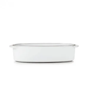 prix le plus bas Plat Oblong Blanc Cumulus 19 X 13 Cm Caractère Culinaire Revol 10