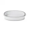 Plat Oblong Blanc Cumulus 26 X 18,5 Cm Caractère Culinaire Revol achat pas cher 16