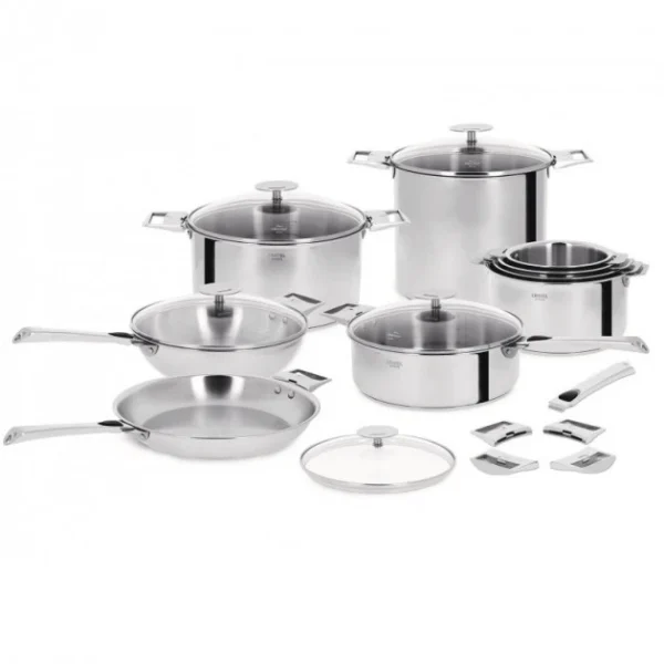 Top ventes Poêle Casteline Ø 24 Cm Manche Amovible Anti-Adhésive Inox Cristel 3