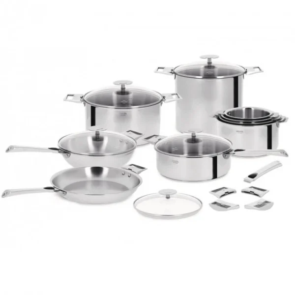 Sauteuse Casteline Ø 26 cm Manche Amovible Anti-Adhésive Inox Cristel offre spéciale 3