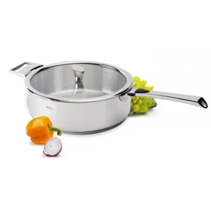 Sauteuse Casteline Ø 26 Cm Manche Amovible Inox Cristel Neuve avec étiquette 14