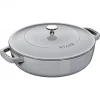 Sauteuse En Fonte Chistera 24 Cm Gris Graphite Staub luxe soldes 19