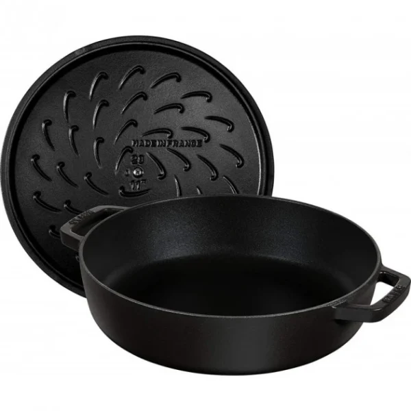 Officielle Sauteuse en Fonte Chistera 24 cm Noir Staub 3