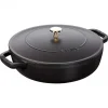 Officielle Sauteuse en Fonte Chistera 24 cm Noir Staub 28