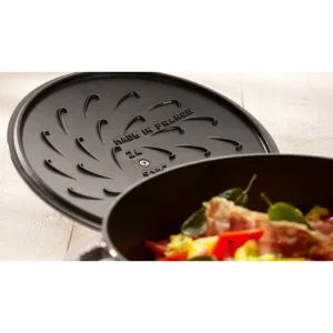 Officielle Sauteuse en Fonte Chistera 24 cm Noir Staub 21