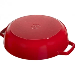 magasins pour Sauteuse En Fonte Chistera 24 Cm Rouge Cerise Staub 16