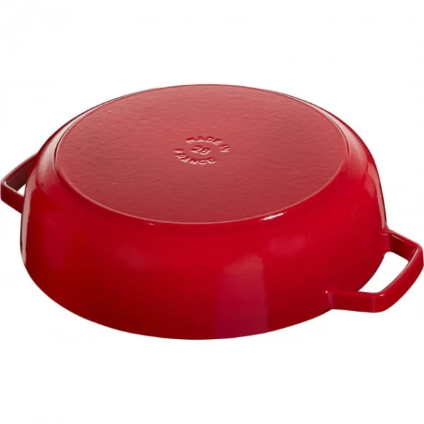 magasins pour Sauteuse En Fonte Chistera 24 Cm Rouge Cerise Staub 5