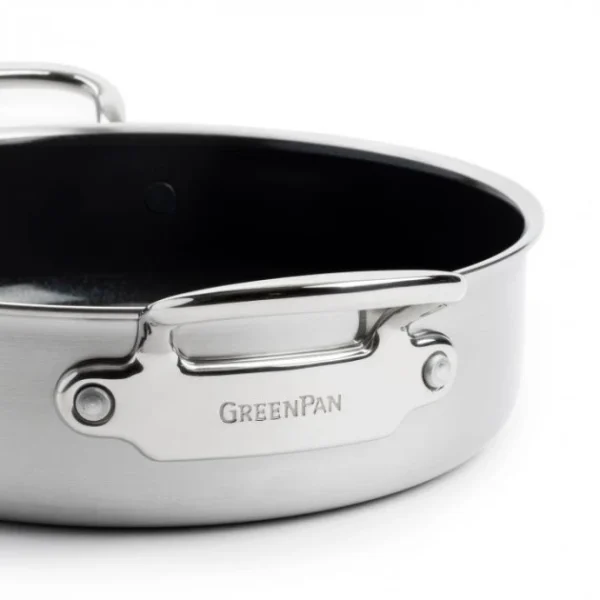 Sauteuse Inox Ø 26 cm avec Couvercle PREMIERE GreenPan livraison la plus rapide 4