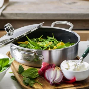 Sauteuse Inox Ø 26 cm avec Couvercle PREMIERE GreenPan livraison la plus rapide 23