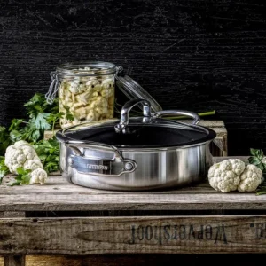 Sauteuse Inox Ø 26 cm avec Couvercle PREMIERE GreenPan livraison la plus rapide 25