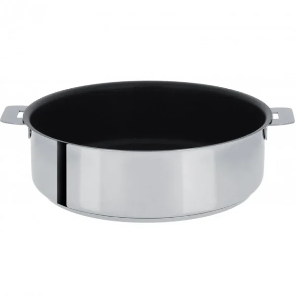 l'unique style Sauteuse Mutine Ø 22 cm Manche Amovible Anti-Adhésive Inox Cristel 1