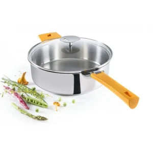 Sauteuse Mutine Ø 22 cm Manche Amovible Inox Cristel Officielle 8