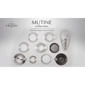 Sauteuse Mutine Ø 28 cm Manche Amovible Anti-Adhésive Inox Cristel prix pas cher 8