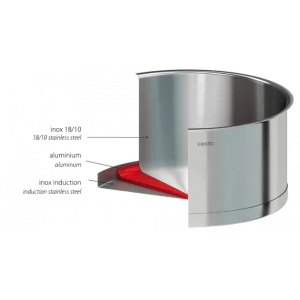 Sauteuse Ø 24 cm Strate Amovible Inox Cristel vente en ligne 9