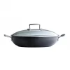 Sauteuse Provençale 30 cm Anti-Adhérente avec couvercle Les Forgées Le Creuset magasin paris 20