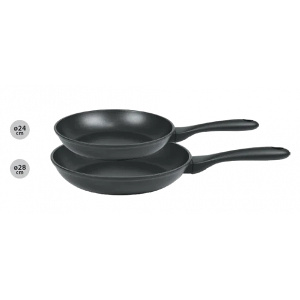 jusqu'à Set De 2 Poêles Aluminium Ø24 & 28 Cm Cookway Ultralu Cristel 1