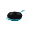 vente chaude Skillet Rond Profond 26cm en Fonte Bleu Caraïbes Le Creuset 16