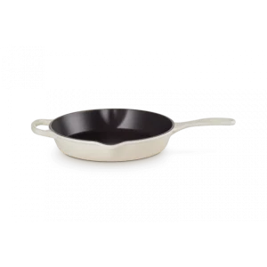 prix pas cher Skillet Rond Profond 26cm En Fonte Meringue Le Creuset 10