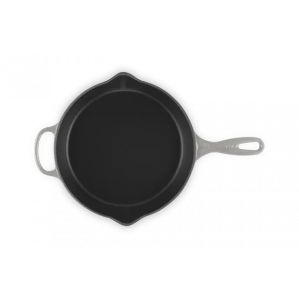 Skillet Rond Profond 26cm en Fonte Mist Grey Le Creuset à prix très bas 5