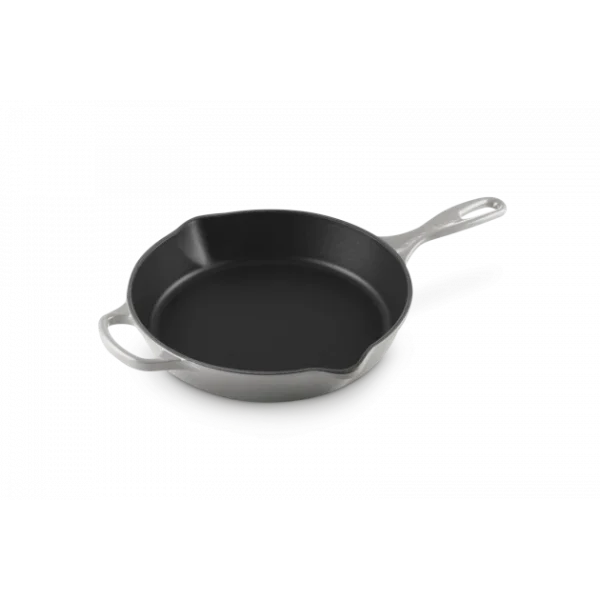 Skillet Rond Profond 26cm en Fonte Mist Grey Le Creuset à prix très bas 1