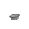 Officielle STAUB Cocotte Fonte Ovale 15 Cm Gris Graphite 0,6 L 11