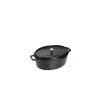 STAUB Cocotte Fonte Ovale 17 cm Noir Mat 1 L prix le plus bas 10