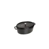 à prix promos STAUB Cocotte Fonte Ovale 23 Cm Noir Mat 2,35 L 14