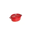 STAUB Cocotte Fonte Ovale 23 cm Rouge Cerise 2,35 L boutique 10