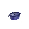 grossiste en ligne STAUB Cocotte Fonte Ovale 29 cm Bleu Intense Majolique 4,2 L 10