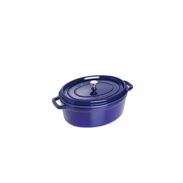 excellent qulity STAUB Cocotte Fonte Ovale 29 Cm Bleu Intense Majolique 4,2 L 1