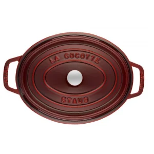 STAUB Cocotte Fonte Ovale 29 Cm Grenadine Majolique 4,2 L Service Clients Dédié 8