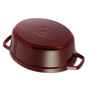 STAUB Cocotte Fonte Ovale 29 Cm Grenadine Majolique 4,2 L Service Clients Dédié 10