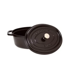 Prix très abordable STAUB Cocotte Fonte Ovale 29 Cm Noir Mat 4,2 L 6